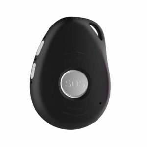 Black SureSafeGO  'Anywhere' 4GX Alarm with Wristband, Belt Clip and Lanyard